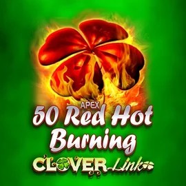 50 Red Hot Burning Clover Links game by Novomatic – logo hosted on Stakeprix Casino