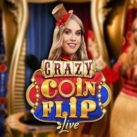 Live Casino logo of Crazy Coin Flip from Evolution at Stakeprix Casino