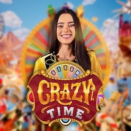 Crazy Time slot icon by Evolution, available at Stakeprix Casino