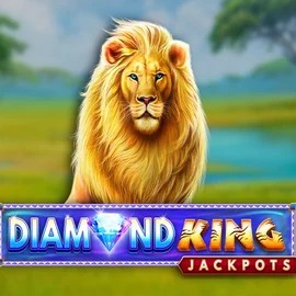 Official Jackpots logo: Diamond King Jackpots by SpinPlay Games at Stakeprix Casino