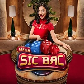 Mega Sic Bac slot logo by Pragmatic Play at Stakeprix Casino