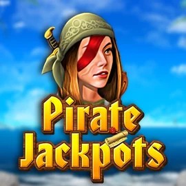 Pirate Jackpots online game logo by Belatra Games on stakeprix-be.com